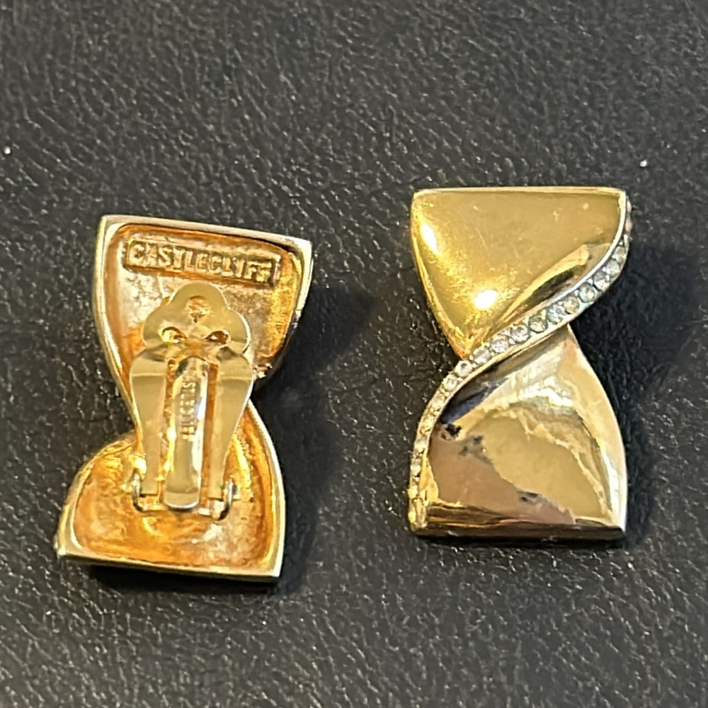 CASTLECLIFF EARINGS VINTAGE - Picture 2 of 5